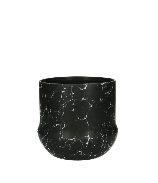 Keramiek Pot Marble d13*12.5cm ( x 12 )