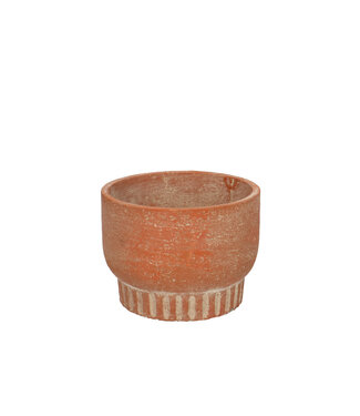 4A Keramiek Nature pot/voet d12*9cm ( x 12 )