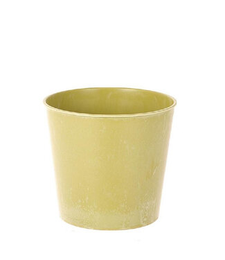 4A Groene kunststof Melam pot | Diameter 13 centimeter | Hoogte 11.5 centimeter | Per 12 stuks