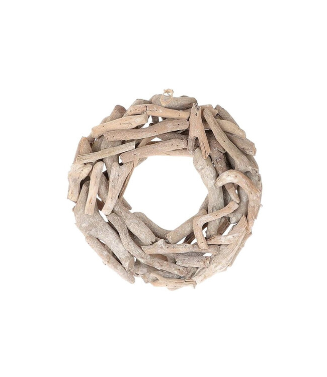 Light natural driftwood wreath | Diameter 25 centimetres | Order per wreath