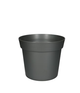 4A Grijze kunststof bloempot | Diameter 21 centimeter | Hoogte 17.5 centimeter | Per stuk
