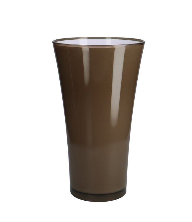 Grijze Fizzy kunststof vaas | Diameter 20 centimeter | Hoogte 35 centimeter | Per stuk te bestellen