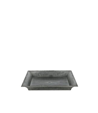 4A Grijs kunststof melamine schaal bord | Diameter 20 centimeter | Per 12 stuks