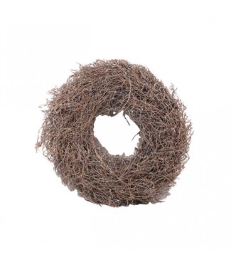 4A Couronne de racines de fougère blanc mat | Diamètre 38 centimètres | Par pièce