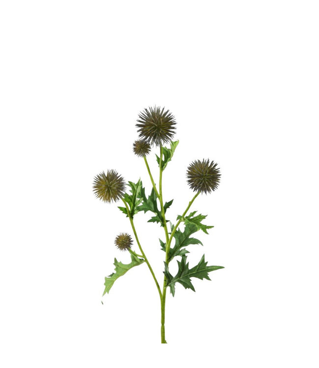 Mid blue thistle artificial flowers | Length 70 centimetres | Order 6 pieces
