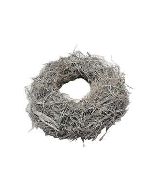 4A Couronne de racines gris naturel | Diamètre 40 centimètres | Par pièce