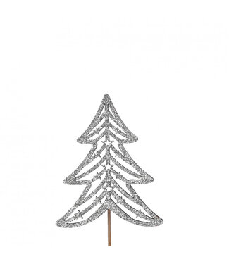 4A Kerst bijsteker 25cm Kerstboom 10.5cm | Per 8 stuks