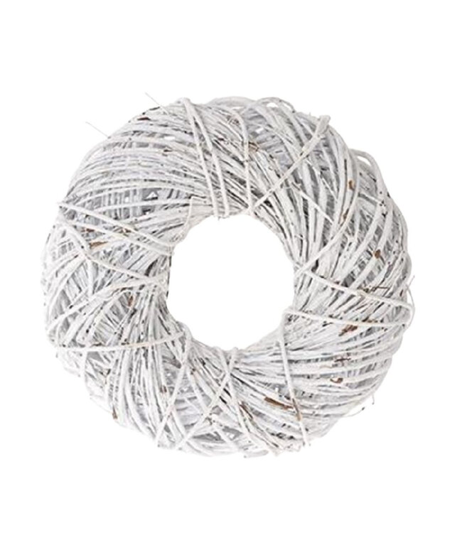 Witte Twister krans | Diameter 40 centimeter | Per krans te bestellen