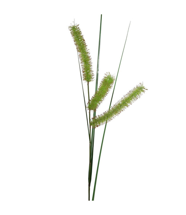 Groene lange Carex Spiculate kunstplant | Lengte 132 centimeter | Per 6 stuks te bestellen