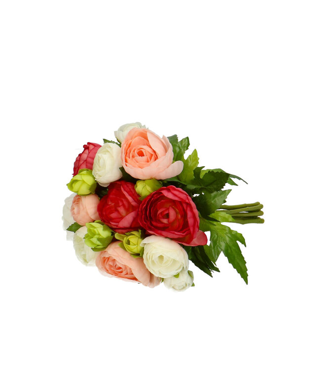 Kunstbloemen Ranunculus boeket 20cm ( x 1 )