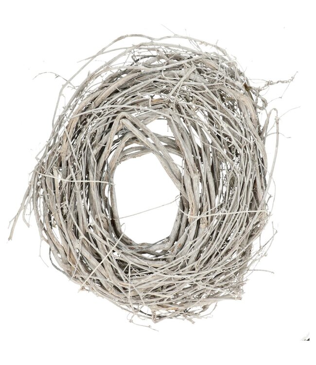 Couronne de vignes blanche | Diamètre 40 centimètres | Commande par couronne