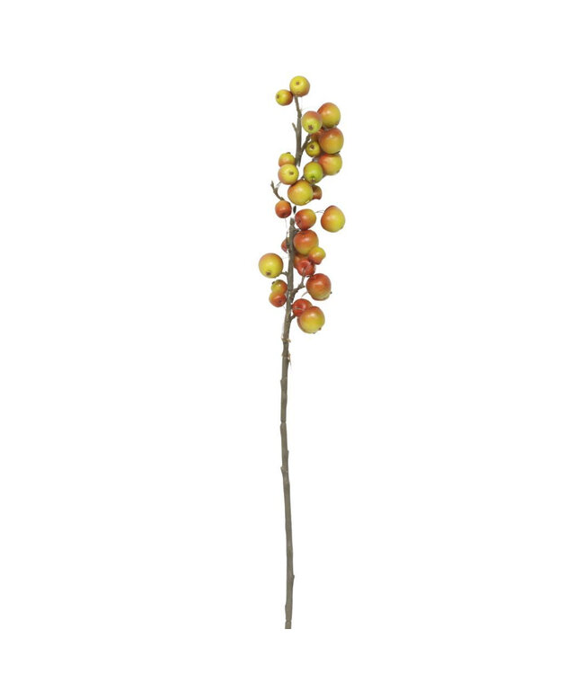 Oranger Apfel Sentinel Kunstblumen | Länge 66 Zentimeter | Stückbestellung