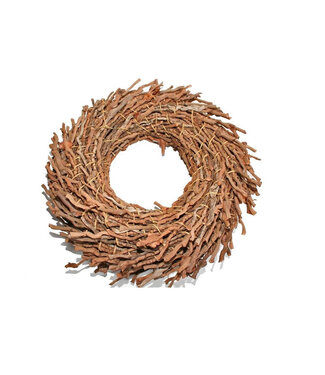 4A Couronne de demi-botay naturel | Diamètre 50 centimètres | Par pièce