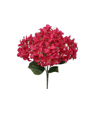4A Dunkelrosa Bougainville Kunstblumenstrauß | Länge 46 Zentimeter | Pro Stück