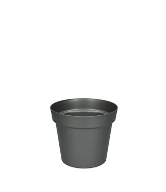 4A Grijze kunststof bloempot | Diameter 14 centimeter | Hoogte 12 centimeter | Per stuk