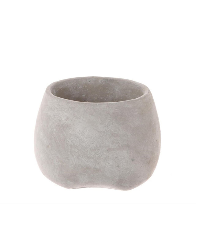 Grijze keramiek Zacupu pot | Diameter 18 centimeter | Hoogte 14.5 centimeter  | Per stuk te bestellen