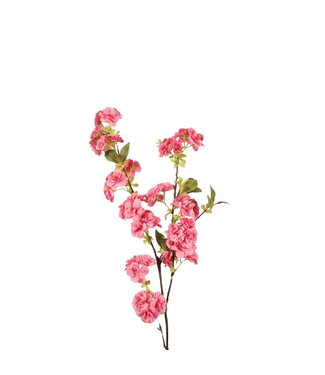 4A Rosa Prunus Kunstblumen | Länge 110 cm | 2 Stück
