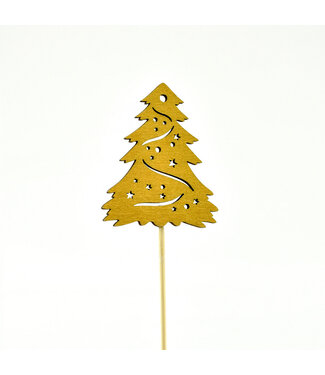 4A Kerst bijsteker 20cm Kerstboom 7cm | Per 12 stuks