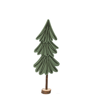 4A Kerst Boom vilt | Diameter 16 centimeter |*45cm | Per stuk