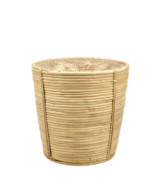 4A Mandwerk Bibek pot | Diameter 22 centimeter | Hoogte 22 centimeter | Per 2 stuks