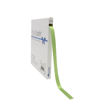 4A Light green satin ribbon | Width 10 millimetres | Length 100 metres | Per piece