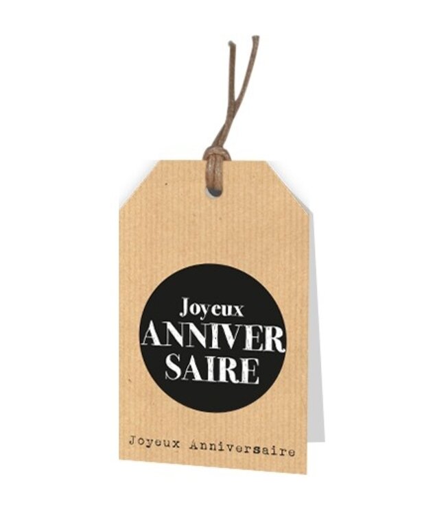 Labels Displ.Card F Anniv. 5*8cm x12 | Per stuk te bestellen