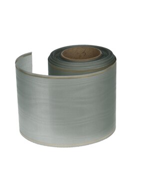 4A Graues Moire-Band | 100 Millimeter breit | Länge 25 Meter | Pro Stück