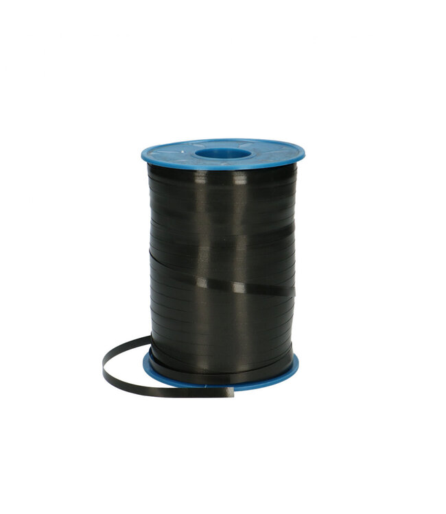 Black curling ribbon | Width 5 millimetres | Length 500 metres | Ordered by piece