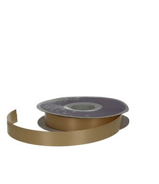 4A Sandfarbenes Polysetaband | 19 Millimeter breit | Länge 91 Meter | Pro Stück