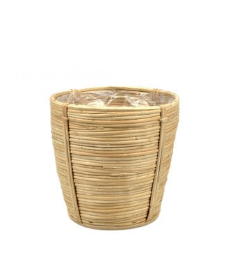 4A Mandwerk Bibek pot | Diameter 18 centimeter | Hoogte 18 centimeter | Per 5 stuks