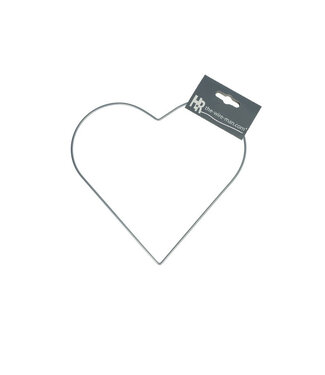 4A Liefde Hart metaal 25cm ( x 10 )
