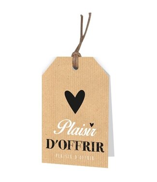 4A Liefde Labels Plaisir 5*8cm x12 ( x 1 )