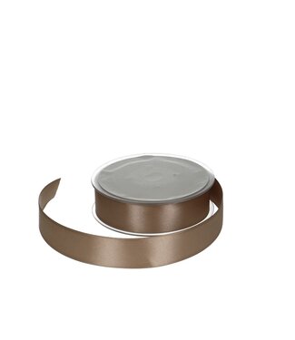 4A Sand-coloured satin ribbon | Width 25 millimetres | Length 25 metres | Per piece