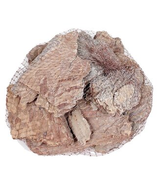 QC Maritima bark | Gewicht 500 gram r in net Frosted White | Per 4 stuks