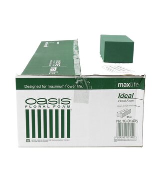 4A Groene Oasis steekschuim blokken | 23 x 11 x 8 centimeter  | Inhoud 35 stuks | Per doos