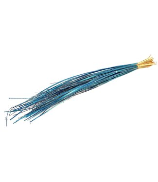 QC Antike metallisch blaue Palmblatt getrocknete Ader | Palm Ting Ting getrocknete Blumen | Länge 70 Zentimeter | Pro 125 Stück