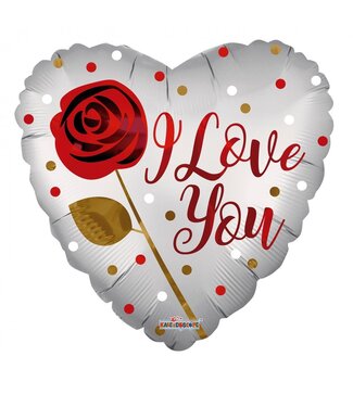 4A Moederdag Ballon Eco I Love You 45cm | Per 10 stuks