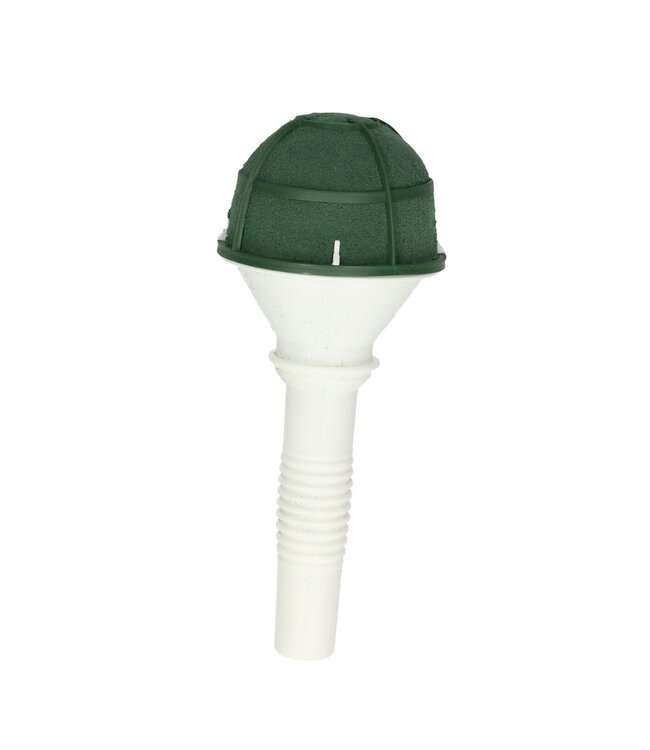 Groene Oasis Lady II steekschuim bruidshouder | Diameter 7 centimeter | Hoogte 18 centimeter | Per 6 stuks te bestellen