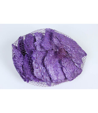 QC Maritima bark | Gewicht 500 gram r in net Pearl Purple | Per 4 stuks