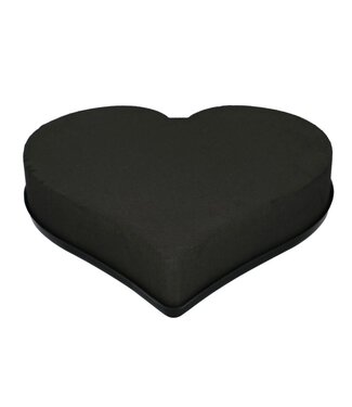 4A Black Oasis Eychenne floral foam heart | Height 38cm | Per 2 pieces