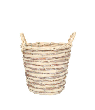 4A Mandwerk Willow pot | Diameter 19 centimeter | Hoogte 18 centimeter | Per 10 stuks