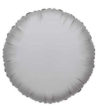 4A Ballon rond en aluminium de couleur argentée | Hauteur 45 centimètres | Par 10 pièces