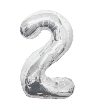 4A Ballon argenté figure 2 | Hauteur 85 centimètres | Par pièce