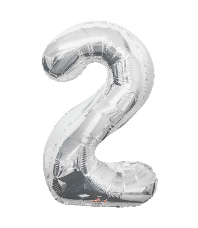 Ballon kaléidoscope argenté figure 2 | Hauteur 85 centimètres | Commande par ballon