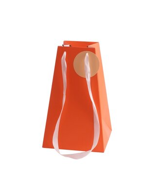 4A Oranje tassen Bano | Afmeting 10 x 17 x 27 centimeter | Per 10 stuks