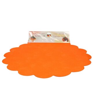 4A Textile orange Blumella non tissé | Diamètre 54 centimètres | Par 25 pièces