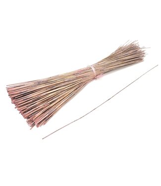 QC Wooden stick length 70cm ± 400stem per bundle Frosted Pink ( x 4 )