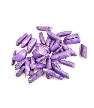 QC Tumbled wood 700gr in poly Pearl Purple ( x 4 )