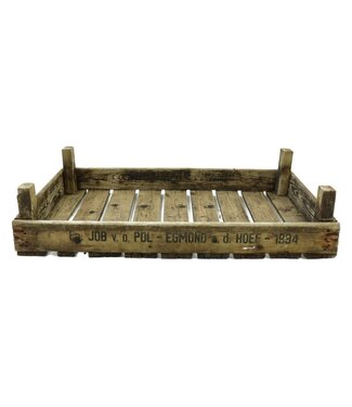 4A Coffret de tulipes en bois naturel | Dimensions 75 x 50 x 16 centimètres | Par 2 pièces
