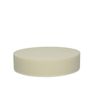 4A Elfenbeinfarbener Oasis Rainbow Foam Steckmoos Kuchen | Durchmesser 20 Zentimeter | Höhe 5 Zentimeter | Pro 2 Stück